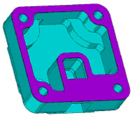 Fig 1: FEA Model of Cylinder Head and Gasket