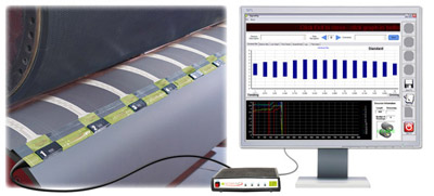 Sensor rolls out nip analysis system