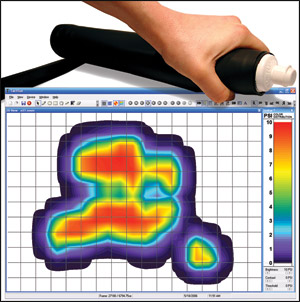 Tactilus® characterizes pressure distribution and magnitude