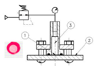 Figure 4: Scheme of the calibration test rig