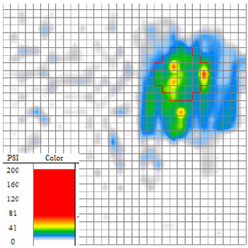 Figure B5. Traction test on sand, second pass.