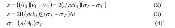 Stress waves in tests