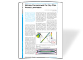 Wrinkle Containment For Dry Film Resist Lamination