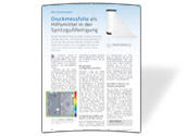 Druckmessfolie Als Hilfsmittel In Der Spritzgußfertigung