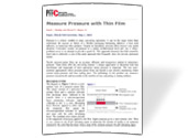 Measure Pressure With Thin Film